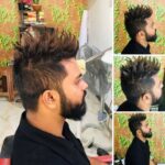 “Professional men’s haircut at luxury gents salon in Business Bay Dubai”
