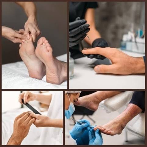 Men's manicure and pedicure service at Pro Look Gents Salon, Business Bay