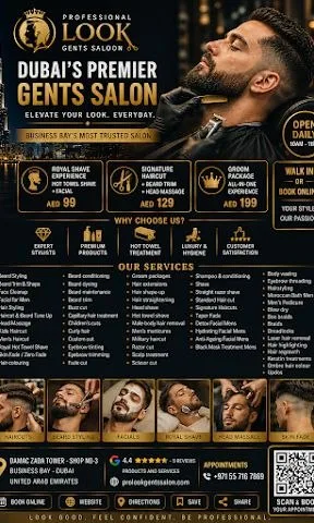 Summer Grooming Deals — Pro Look Gents Salon Business Bay Dubai